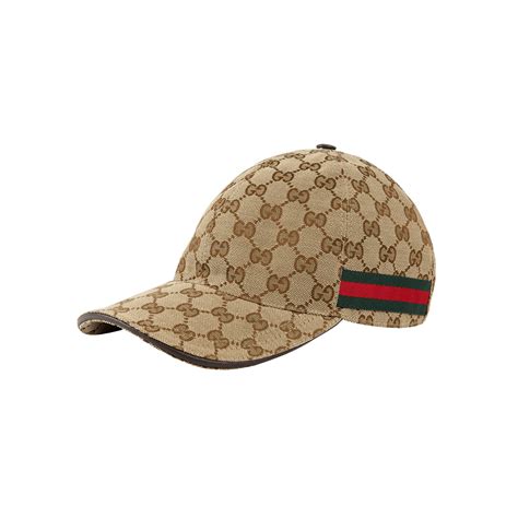 Gorra de béisbol Gucci Original GG Canvas with Web en beige